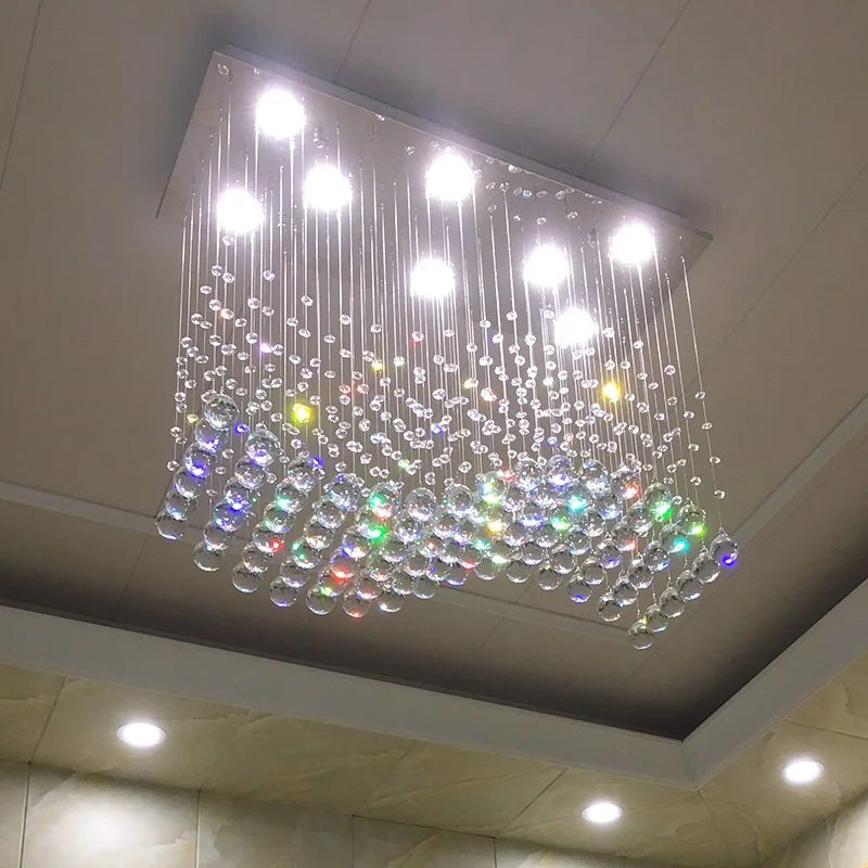 

Led Mordern Pendant Lamp K9 Crystal Chandelier Lighting Lustre Suspension Luminaire Lampen for Dinning Room Home Deco Hanging