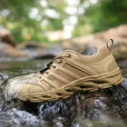 Тактическая обувь; Летняя Мужская дышащая сетчатая Нескользящая легкая прогулочная обувь; Уличная Армейская Обувь для кемпинга, альпинизма, пешего туризма