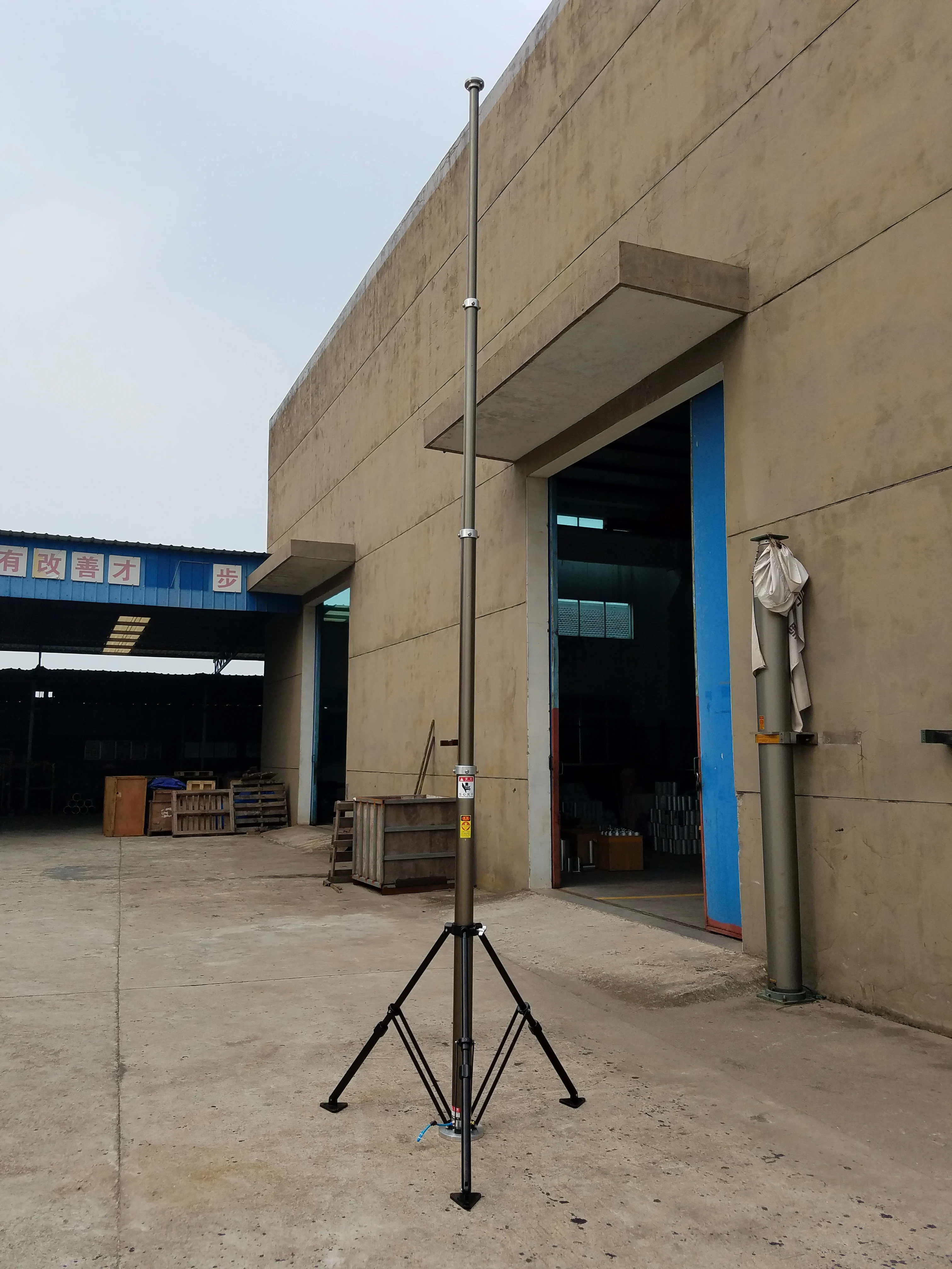 Пневматическая мачта 5 м Максимальная загрузка 35 кг с регулируемым