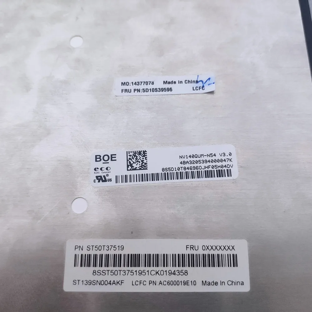 14 &quotдюймов LP140WF9 SPE2 NV140QUM N54 ЖК-дисплей с цифровым преобразователем сенсорного