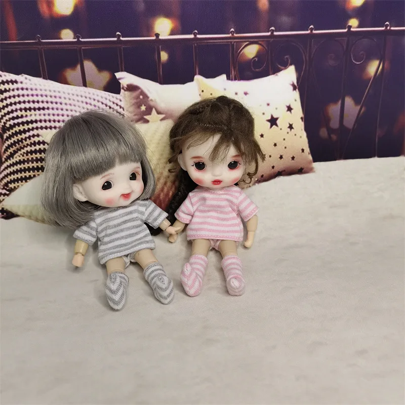 Нижнее белье HOUZIWA 1/12 Bjd комплект кукольной одежды из трех предметов кукольная
