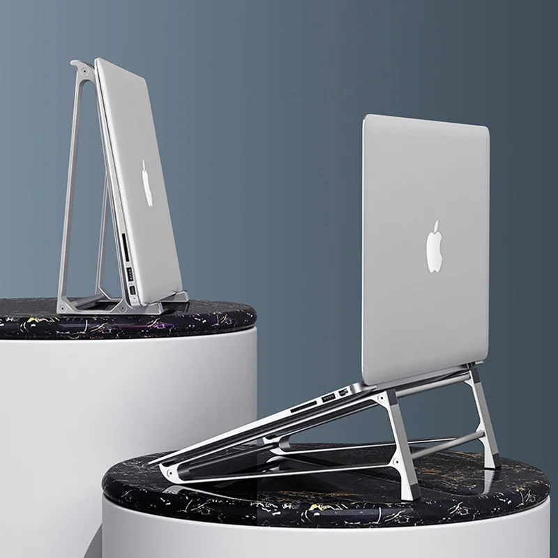 Алюминиевый сплав вертикальный стенд ноутбука Настольный держатель для