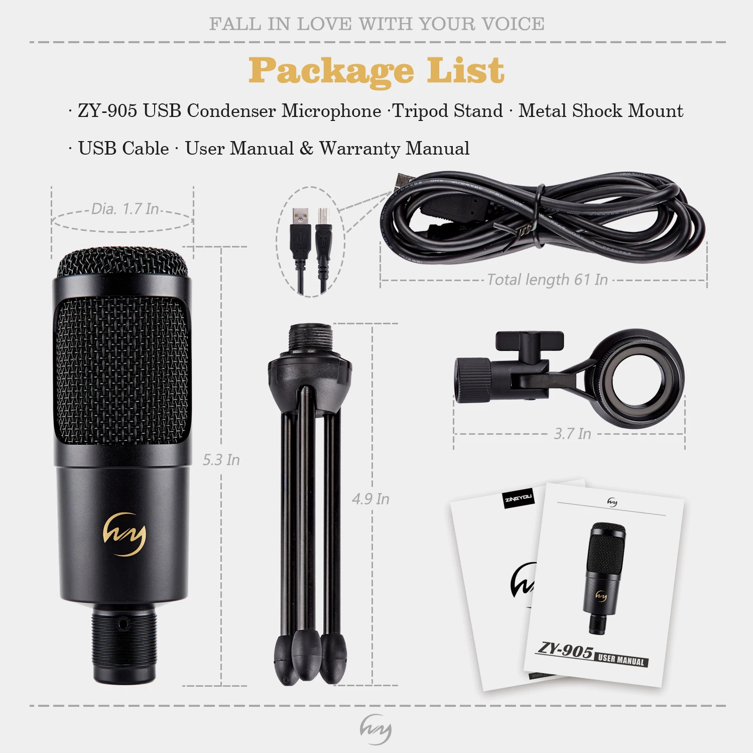 Usb микрофон для компьютера, игр, чата, микрофон с подставкой, штатив, металлический проводной микрофон для речевых игр, конденсаторный микрофон для ПК