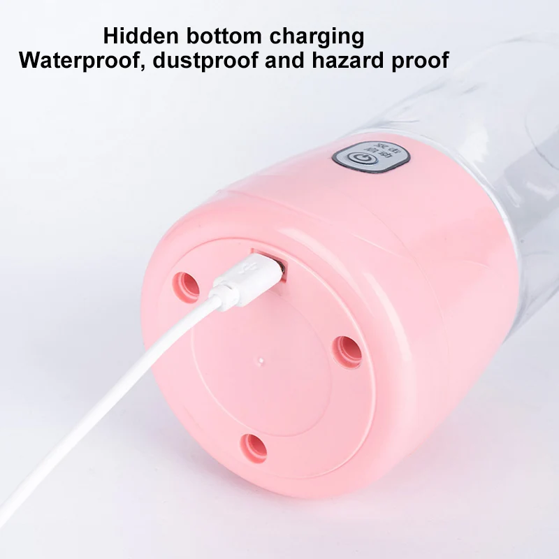 

Portable Juicer USB Rechargeable Mini Mixer Personal Size Travel Drink Maker for Travel Office Sports Home Stock Drinkware