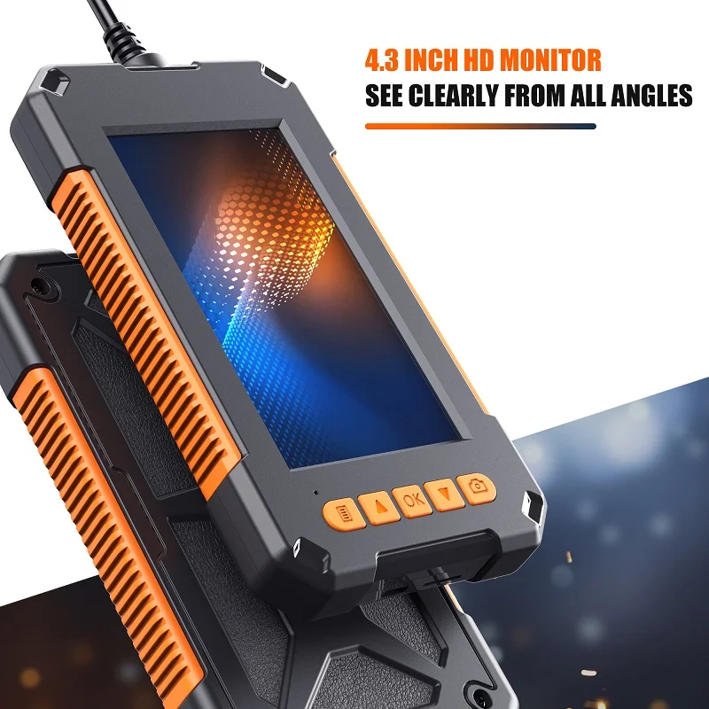 Бороскоп промышленный P40 с одним и двойным объективом бороскоп экраном 1080P HD IPS 4 3