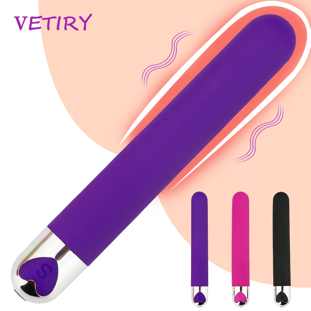 Длинный фаллоимитатор VETIRY вибратор AV Stick волшебная палочка 10 скоростей