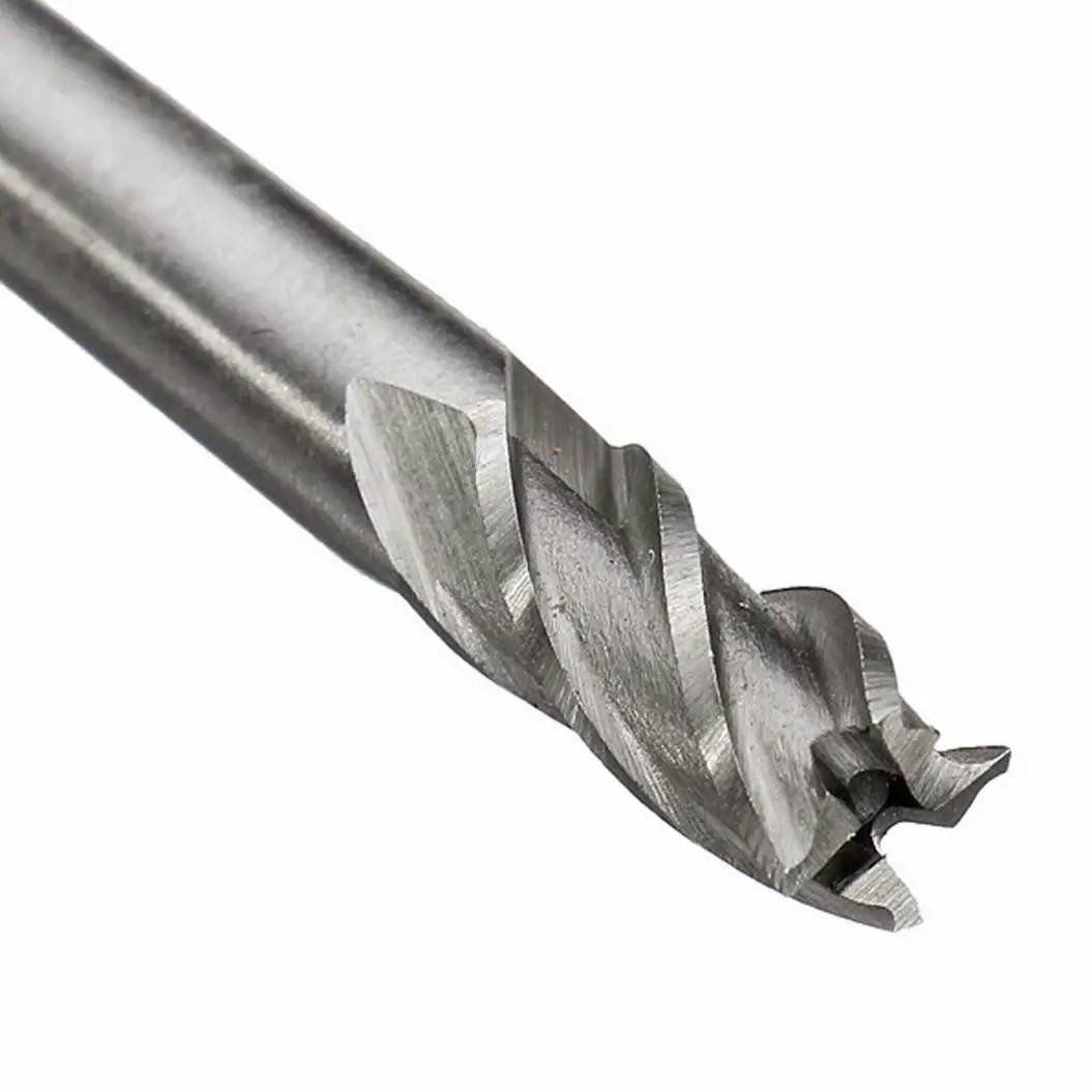 6 шт./лот 2 мм 4 флейты фреза Набор сверл HSS высокоскоростные стальные мини концевые