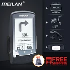 Беспроводной Велосипедный компьютер Meilan M1 M2 M3 M4, GPS-навигация, Bluetooth 4,0, одометр, спидометр, подключение к монитору частоты вращения педалейч