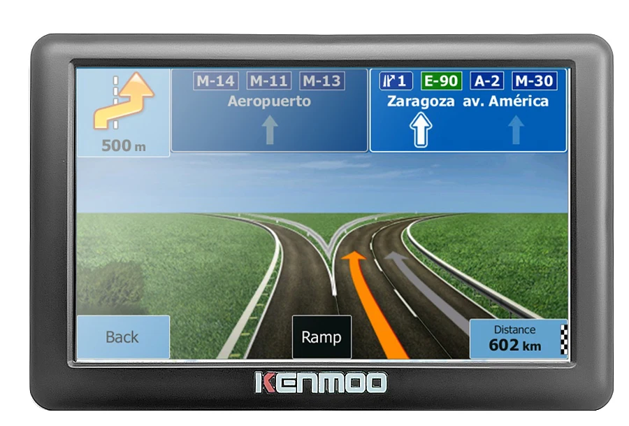 Портативный GPS-навигатор HD 5 дюймов 2021 карт для Европы России автомобиля