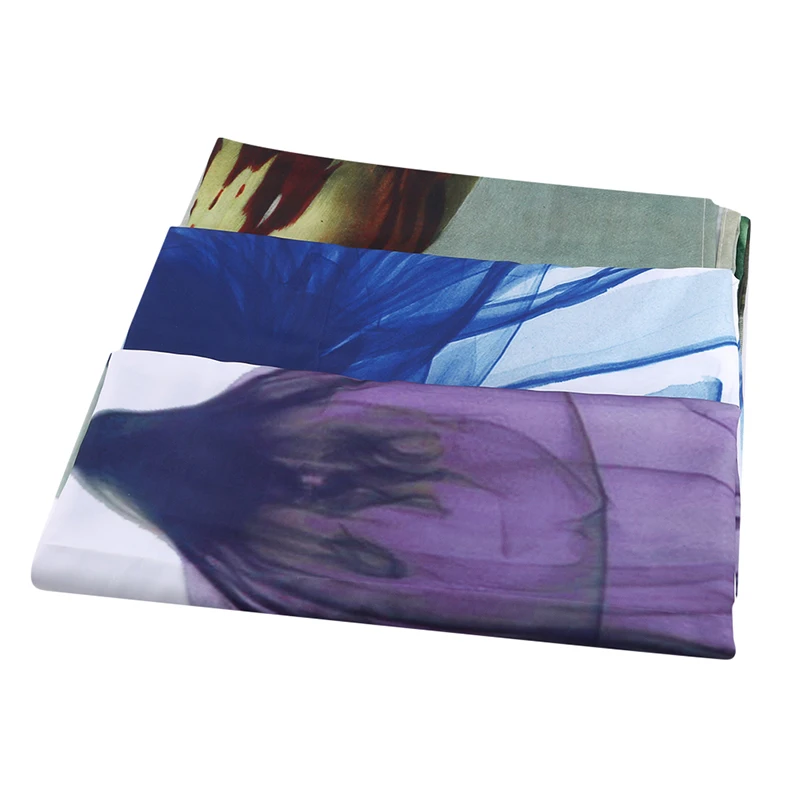 3D Печатный Лотос Ванная комната Душ занавеска цветочный принт Прочный