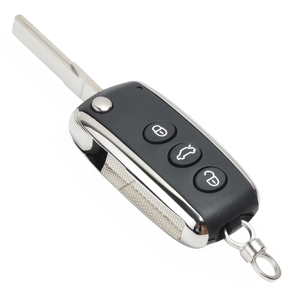 DIYKEY 3/4 кнопки откидной складной чехол для дистанционного ключа Bentley Mulsanne Hurtling GT