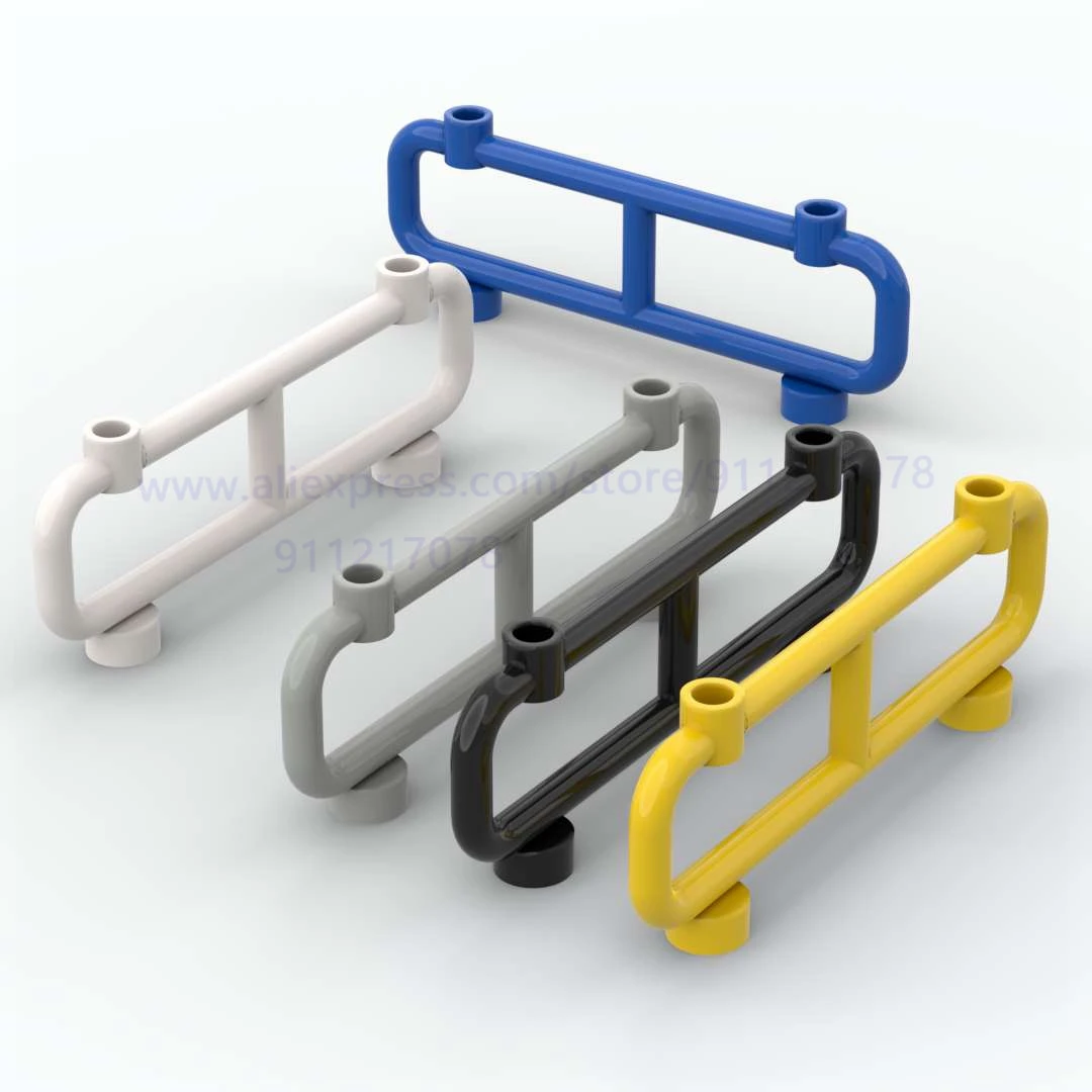 

Building Block Parts 10pcs 1X8X2 car guardrail diy Bricks Fence Educational Children Creative Toys for Children Gifts