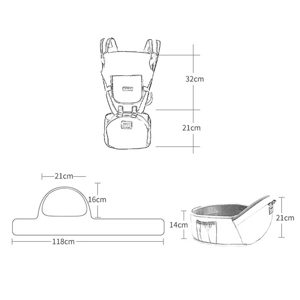 Эргономичная Сумка кенгуру для переноски новорожденных сумка мамы папы слинг