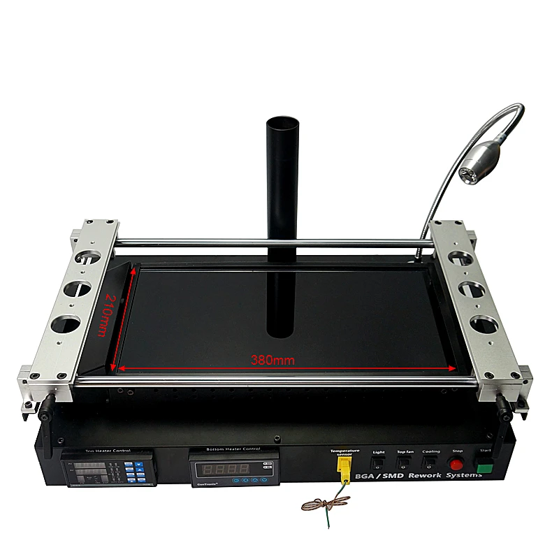

LY IR8500 V2 BGA Rework Station with PCB brackets solder balls stencils welding flux upgrade from IR6000 IR6500 mobile repair