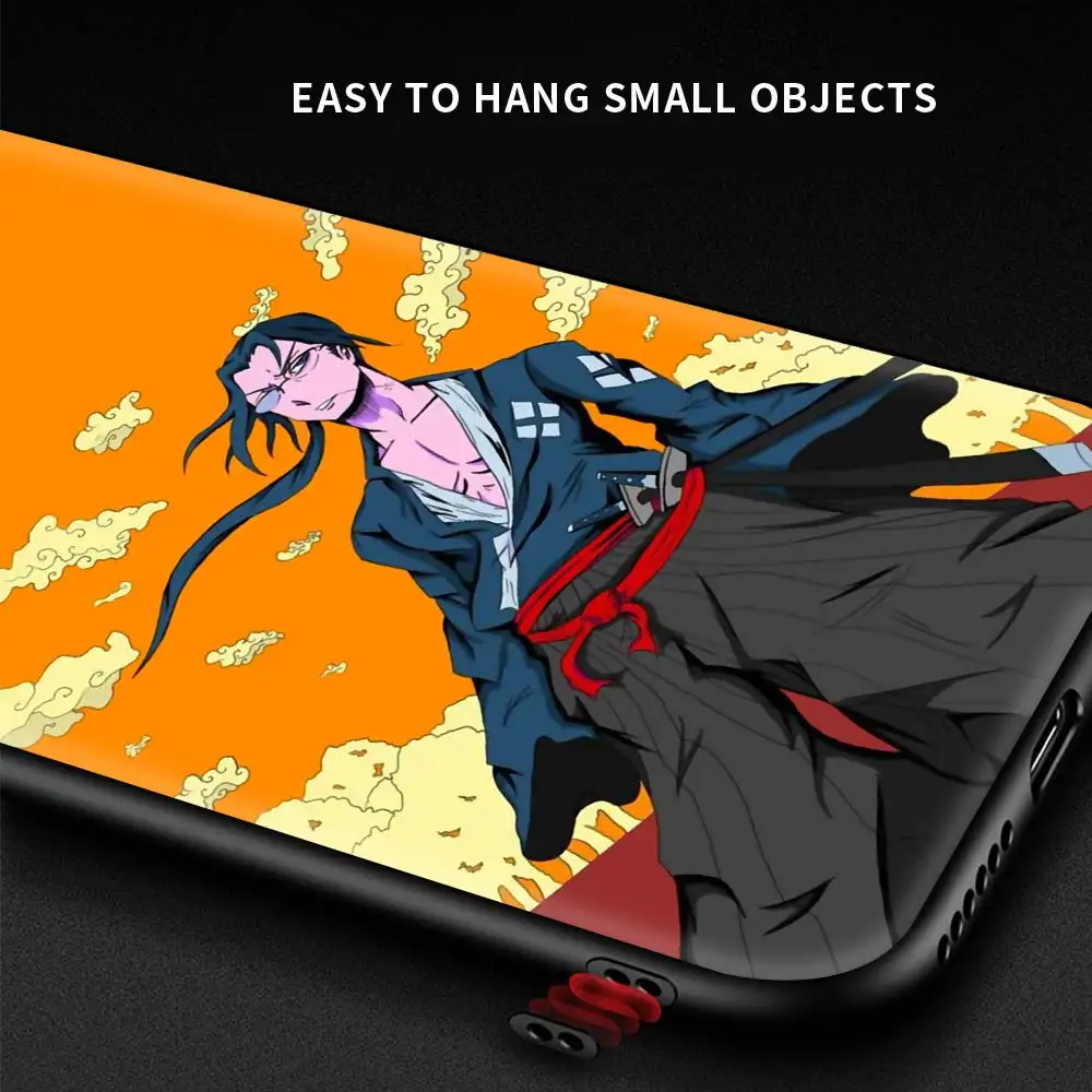 

Silicone Phone Case for Xiaomi Redmi Note 9S 8 Pro 9 8T 7 9A 9C 7A 8A K40 10 Pro Luxury Black Cover Anime Samurai Champloo