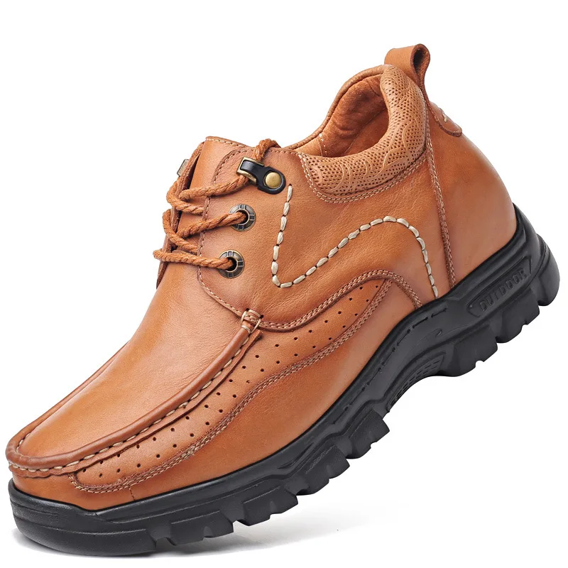 Кожаная повседневная обувь на высоком каблуке коллекция 2019 года сезон