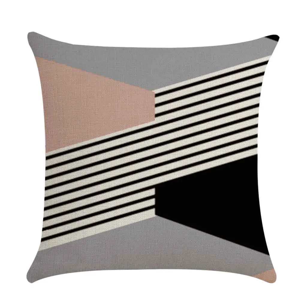 Новая Геометрическая наволочка Декоративные диванные Квадратные наволочки