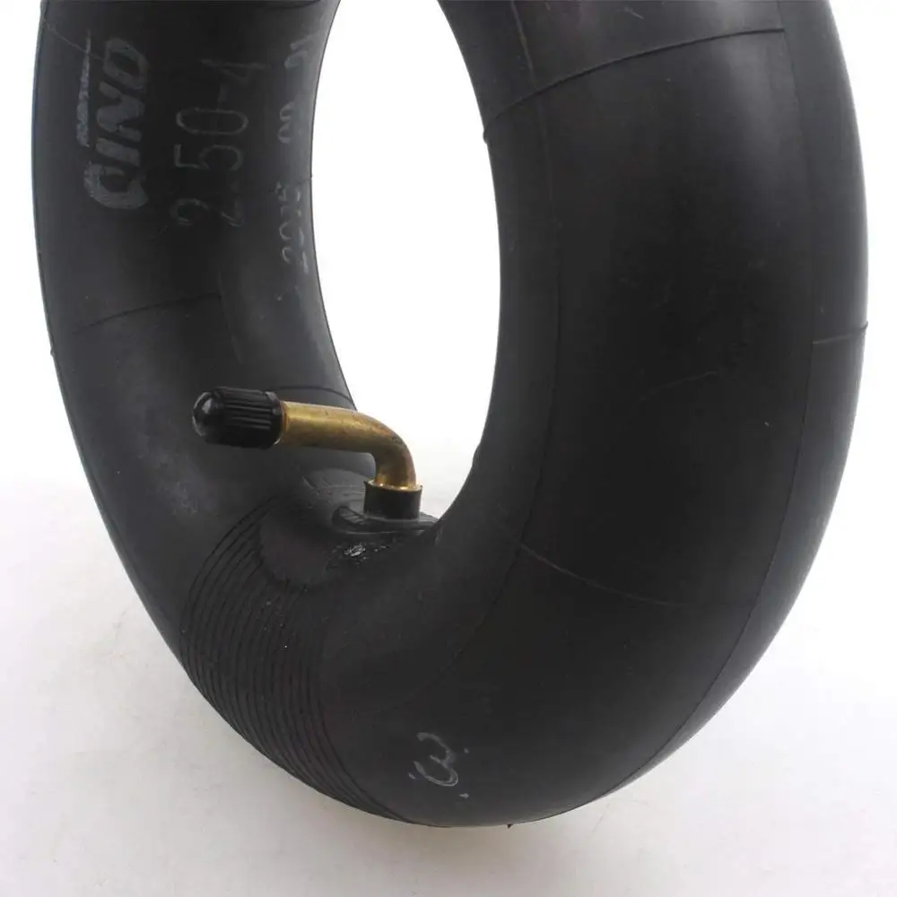 Внутренняя камера 2.80/2.50-4 для электроскутеров для пожилых с изогнутым клапаном. Аксессуары в комплекте.