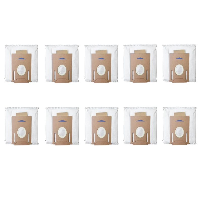 

10 Pcs Leakproof Dust Bag for ECOVACS DEEBOT OZMO T8/T8AIVI Robot Vacuum Cleaner Replacement Accessories Parts Kits