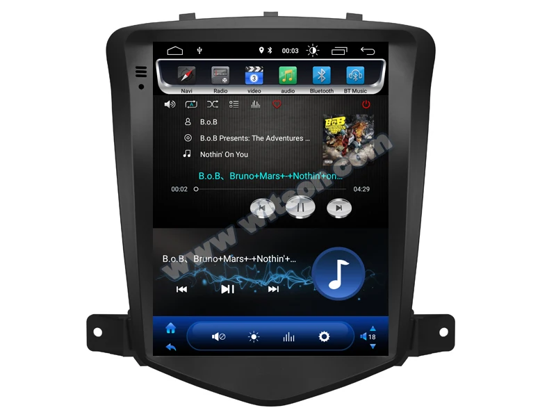 WITSON Android 9,0 вертикальный экран Автомобильный мультимедийный tesla gps навигатор радио плеер для 2008-2011 Chevrolet CRUZE AT/MT оба