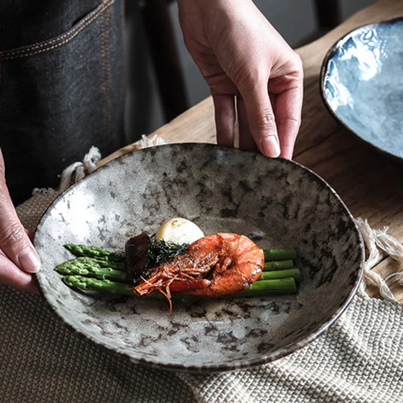 

Special-shaped dish Japanese-style dish dish home creative net celebrity ceramic dish dumpling dish personality odd-shaped dish