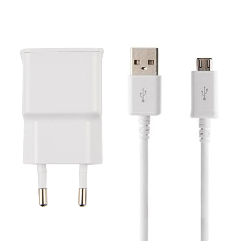 EU With USB Cable Samsung стенового путешествия Зарядное устройство EP-TA200 usb-кабель для Galaxy S3 I9300 S4 S5 I9500 Note 3 Note 4 S7 A9100 A5100 N9200 - Тип штекера: EU With USB Cable