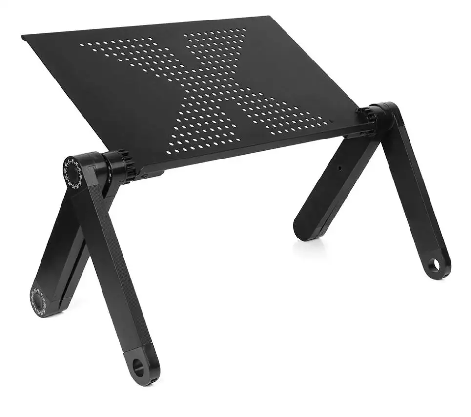 Регулируемая портативная подставка под ноутбук прикроватный стоячий столик для