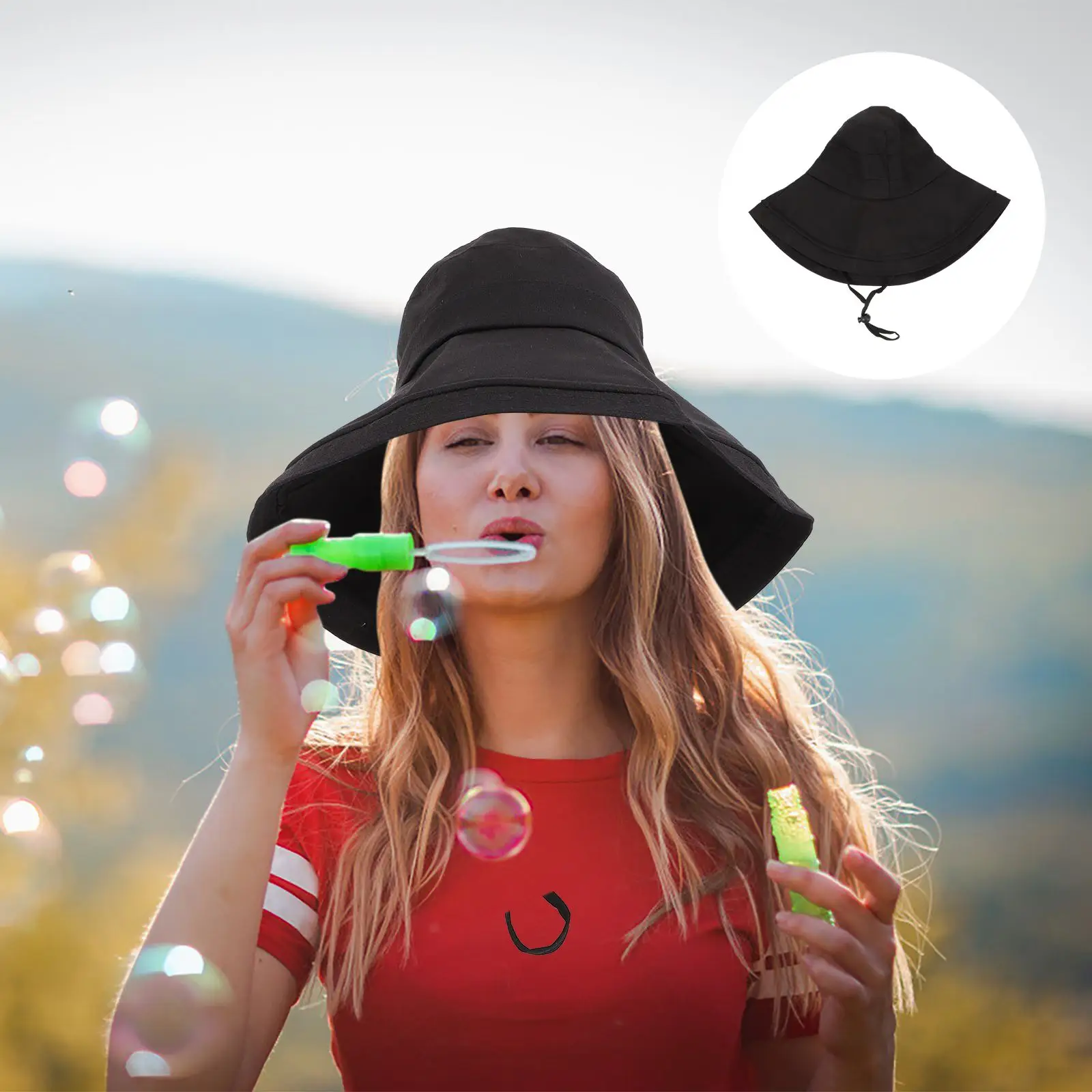 

1pc Creative Delicate Stylish UV Protection Sun Hat Fisherman Hat for Women Outdoor