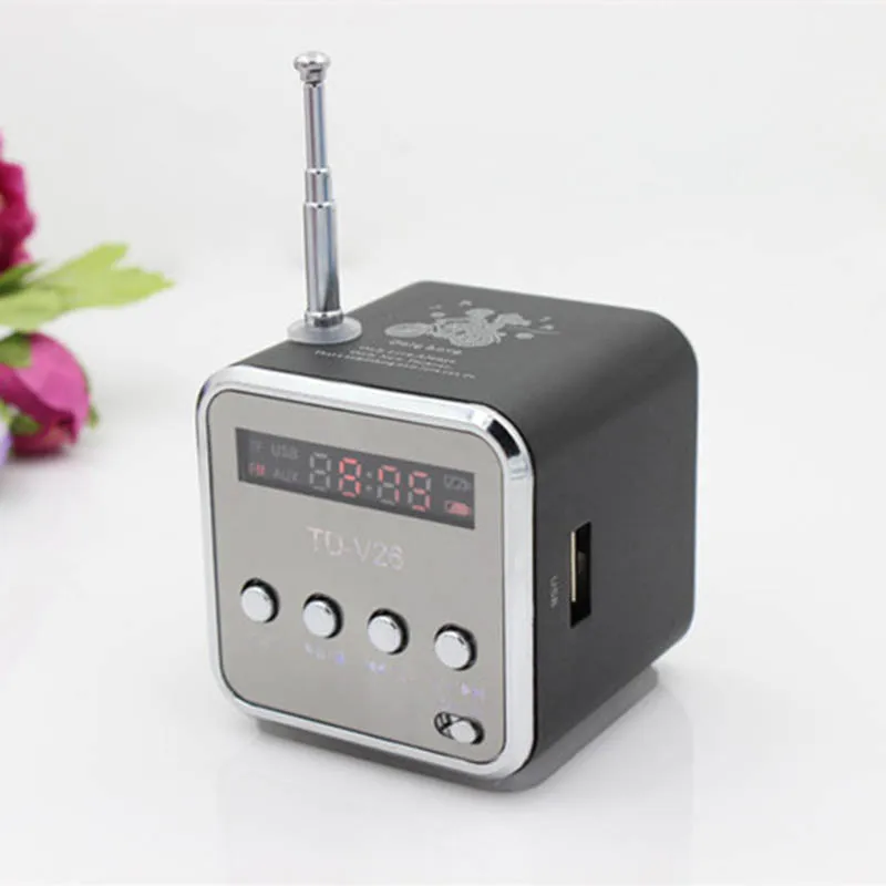 Сабвуфер Mini Speaker s Led музыкальный mp3-плеер динамик FM портативное радио USB стерео