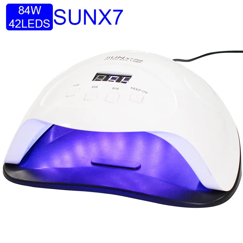 Светодиодный УФ светильник для сушки ногтей солнечный лампа маникюра 84/54 Вт/24 Вт