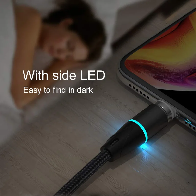 Магнитный кабель CANDYEIC 1 м USB Type-C для OnePlus 7T Pro Google Pixel 3 4 XL Moto Razr Z3 P30 P50 C зарядный