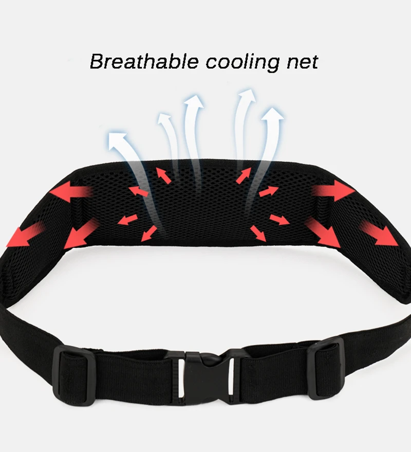 

Sports Bag Running Waist Bag Pocket Bag Outdoor Jogging Cycling Running Bag Waterproof Adjustable Anti-theft Pack Sport Belt Bag