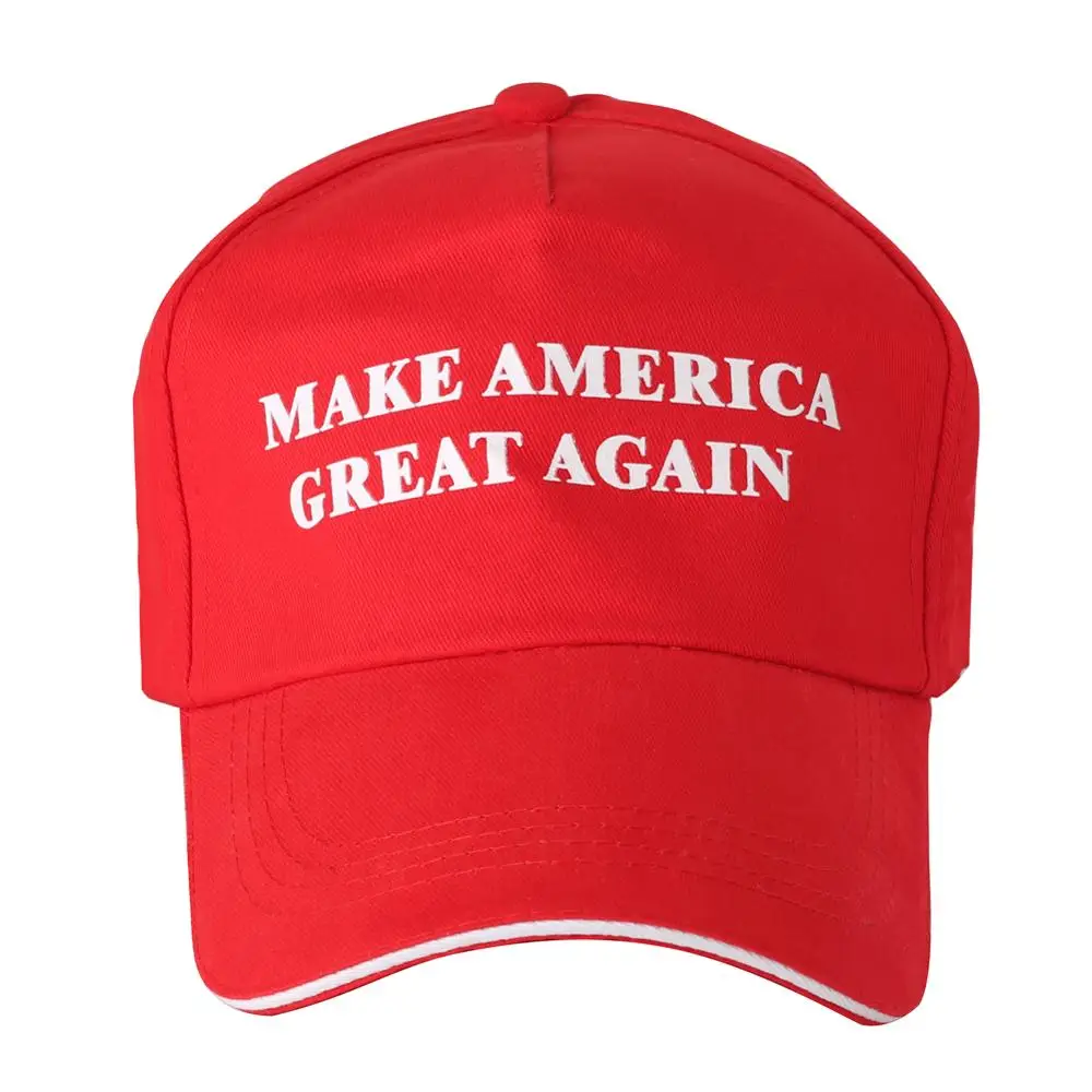 Make America Great Again Мужская бейсболка Спортивная хлопковая кепка одноцветная Черная