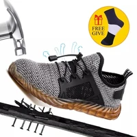 dropshipping indestructible ryder shoes men and women steel toe air safety boots puncture proof work sneakers breathable shoes