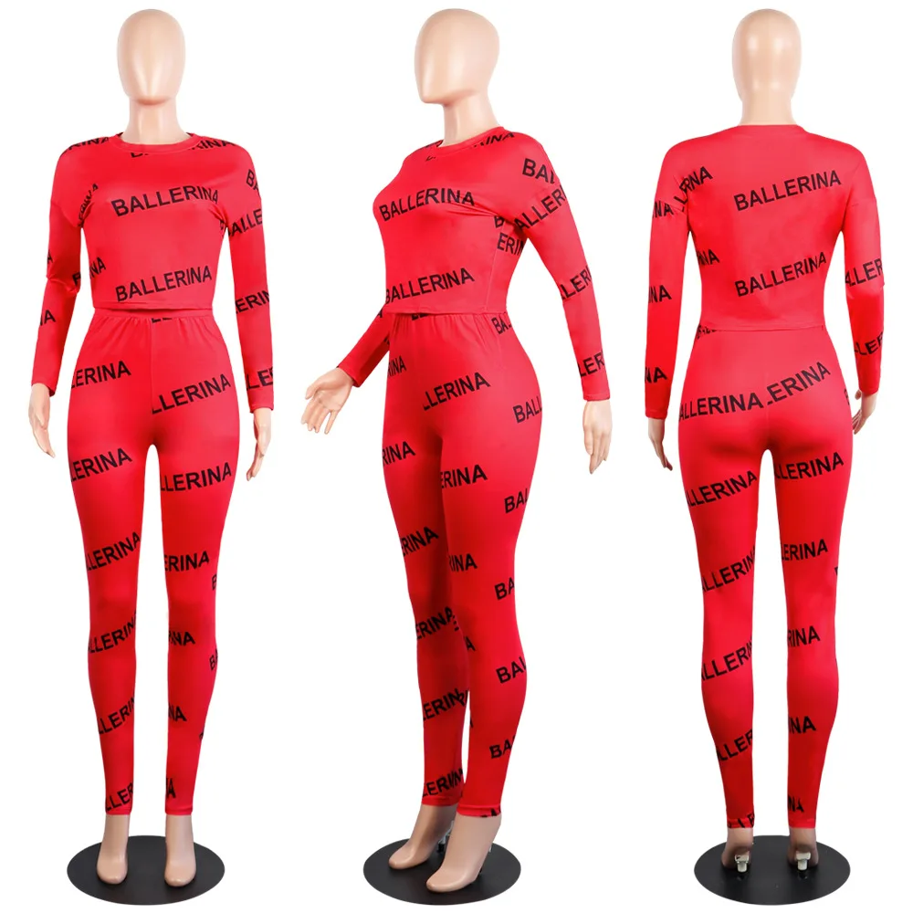 Новый модный осенний комплект из двух предметов 2019 укороченный топ + зауженные