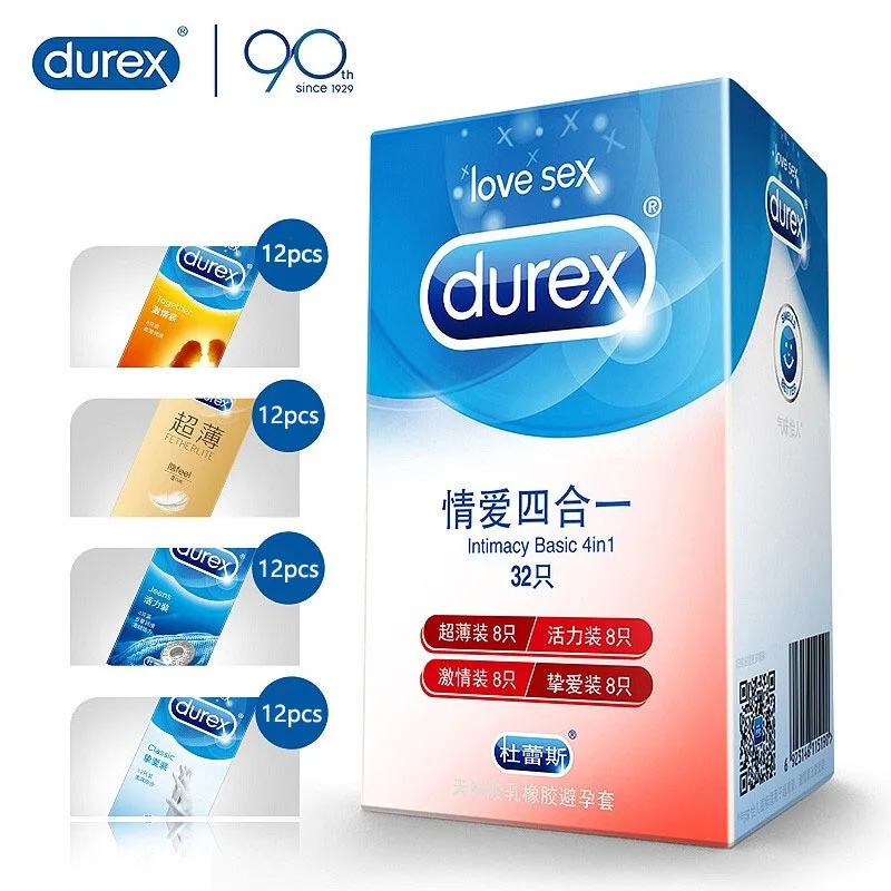 Презервативы Durex 4 типов Sensation значение Ультратонкие смазкой Пенис рукава