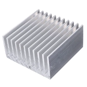 Радиатор Mayitr алюминиевый, белый, с 11 зубьями, 40 х 40 х 20 мм, 1 шт.