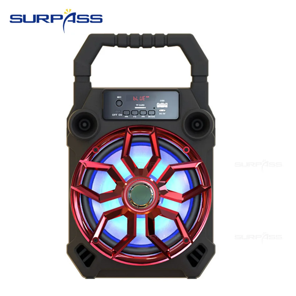 Портативная Высококачественная Bluetooth караоке система динамик на колесиках 6 5