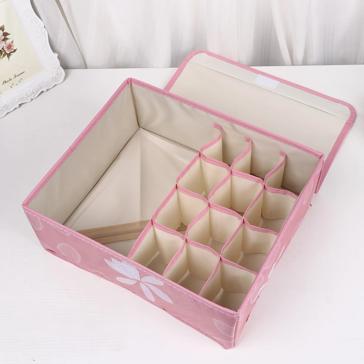 Многофункциональный органайзер для нижнего белья и носков с рисунком подсолнуха