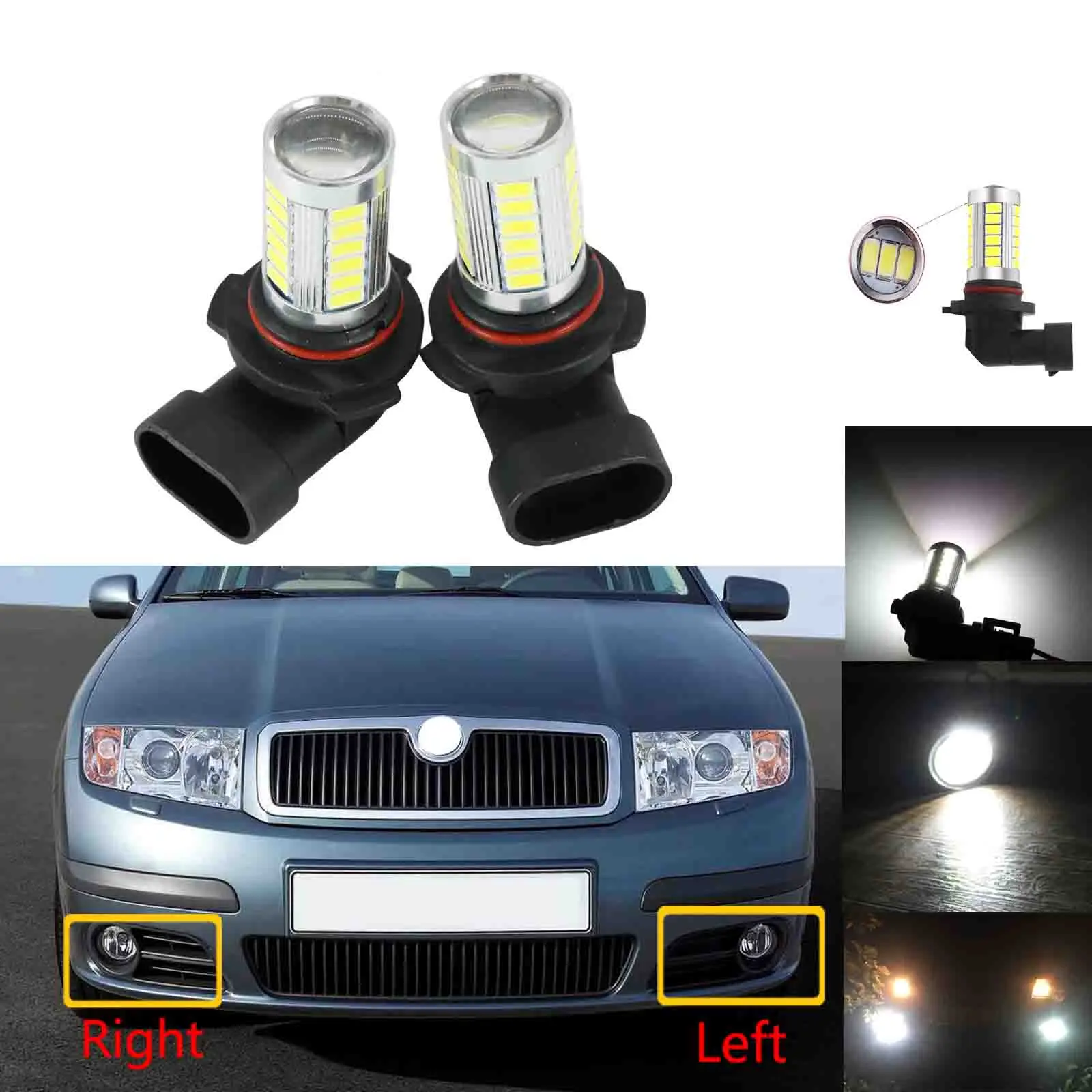 СВЕТОДИОДНЫЙ Автомобильный светильник для Skoda Fabia Mk1 2005 2006 2007 2008 автомобильный