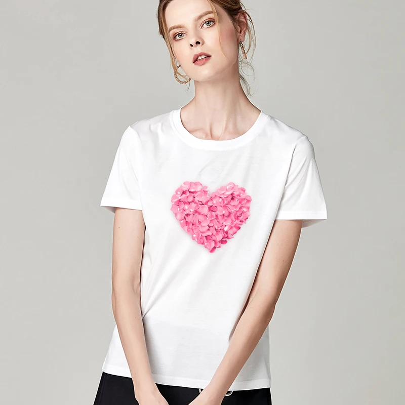 Термотрансферные Мультяшные нашивки сделай сам в форме сердца для одежды