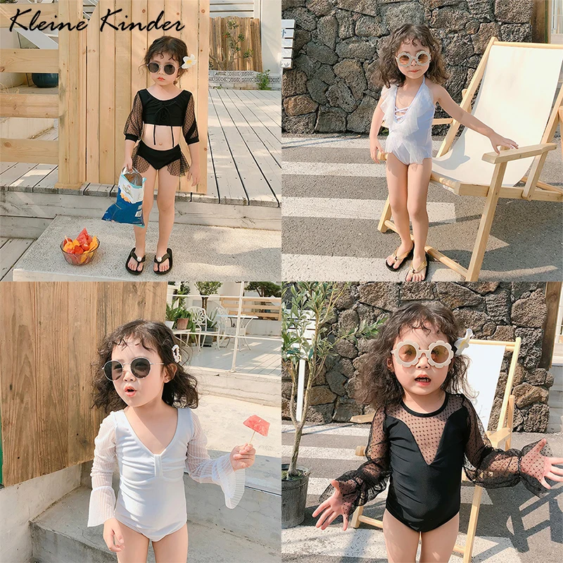 Купальник детский кружевной для девочек пикантный купальный костюм с детское