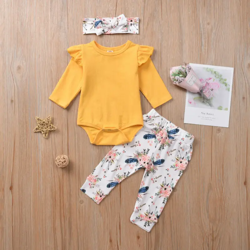 Новое поступление боди для новорожденных девочек 0 18 месяцев длинные брюки +