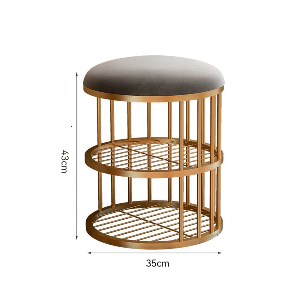 Living Room Shoe Changing Stools Home Furniture Hallway Small Low Stool Bedroom Apartment Footstool Hotel Ottomans Shoe Rack images - 6