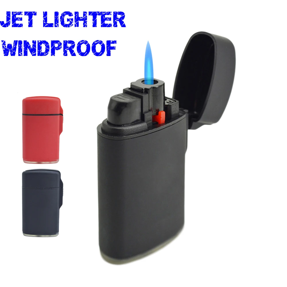 Мини-зажигалка для сигар струйная зажигалка ветрозащитная заправляемая