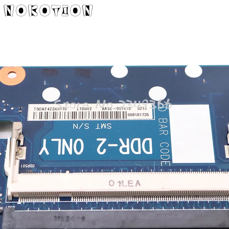 NOKOTION BA92-05741A BA41-01060A для samsung R520 R522 R518 материнская плата для ноутбука PM45 DDR2 Бесплатный процессор HD4650 видеокарта