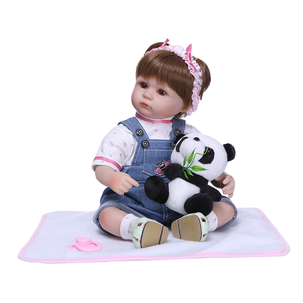 

Lifelike Doll 16inch Newborn Doll Vinyl Kids Playmate Xmas/Birthday Gifts