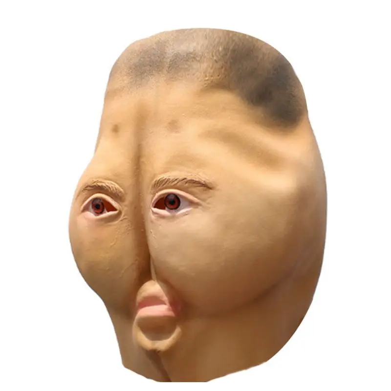 

Латексная Маска на голову для взрослых, реквизит для косплея, аксессуар для Хэллоуина, P31B