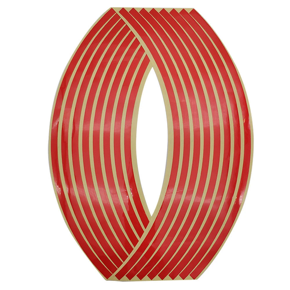 Наклейка на колесо мотоцикла 3D светоотражающая лента для обода наклейки