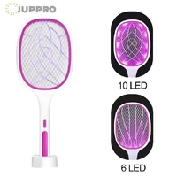 electric mosquito swatter anti mosquito killer lamp 2 in 1 mosquito trap led usb rechargeable 3000v bug zapper electric fly trap